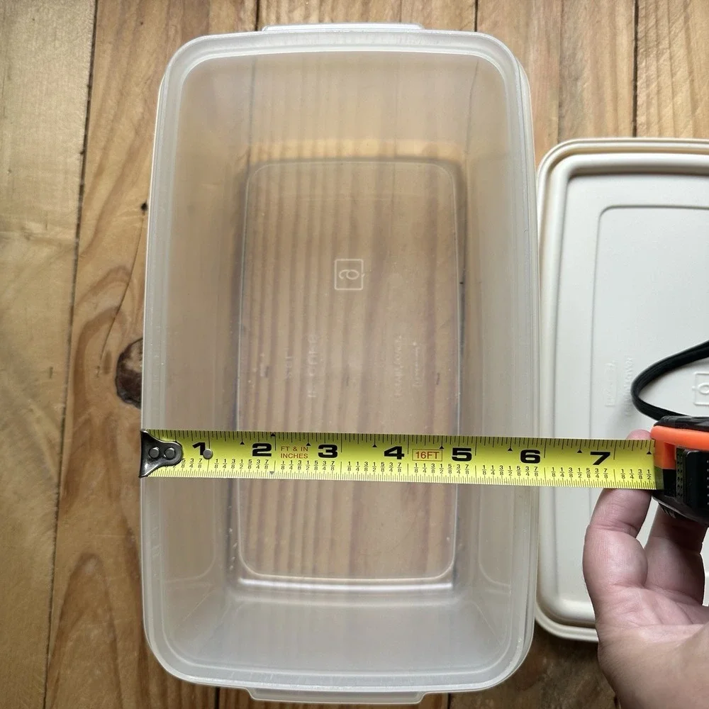 Vintage Rubbermaid Servin Saver #9 Rectangle Bread Loaf Storage Container 12 Cup